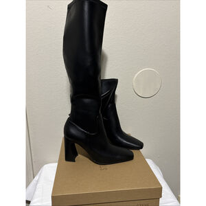 Steve Madden Sleek Black Heeled Boots